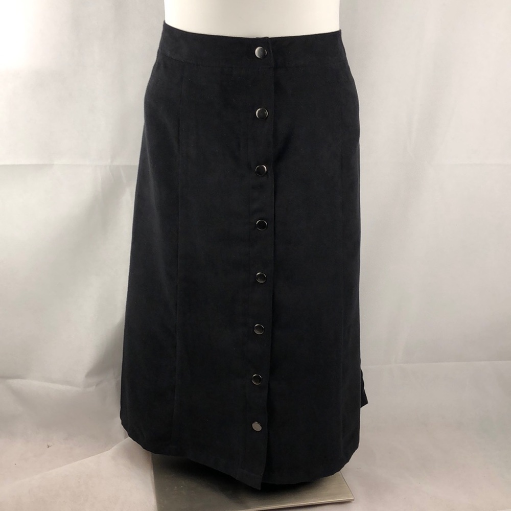 Women’s lined skirt Croft & Barrow black sz 12